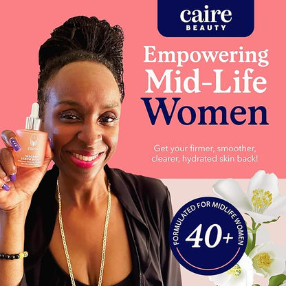 Caire ‘Own Your Age’ Bioavailable Hyaluronic Acid Collagen Peptide Serum for Face, Eyes + Neck | 15ml
