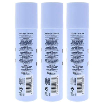 So...? Secret Crush Perfume Mist for Women - 4.7 oz Mist - Pack of 3