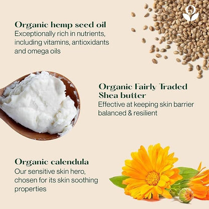 Balmonds - Daily Moisturizing Cream - 3.5oz. (100ml) - 99% Natural Moisturizer - Face & Body - Fragrance Free - Vegan/Cruelty Free - All Skin Types