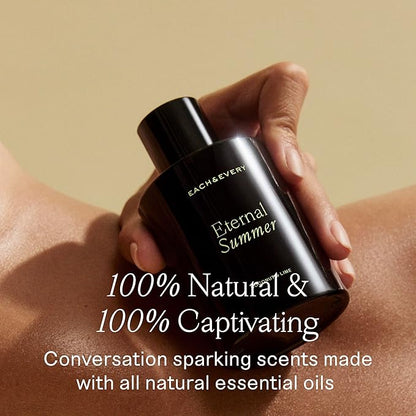 Each & Every Hair and Body Mist for Women and Men - 100% Natural Fragrance Body Spray for Women - Vegan & Cruelty-Free - Eternal Summer Scent (Coconut & Lime)