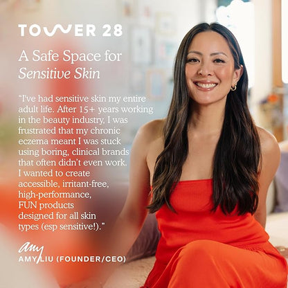 Tower 28 MakeWaves Mascara - Volumizing -Resistant Mascara - No Clumping or Flaking - for Sensitive Eyes – Drift Brown