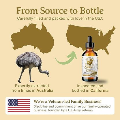 Bella Terra Oils Clear Emu Oil for Hair and Skin – 1gallon, Highly Absorbable, Moisturizing, Non-Greasy, Revitalizing