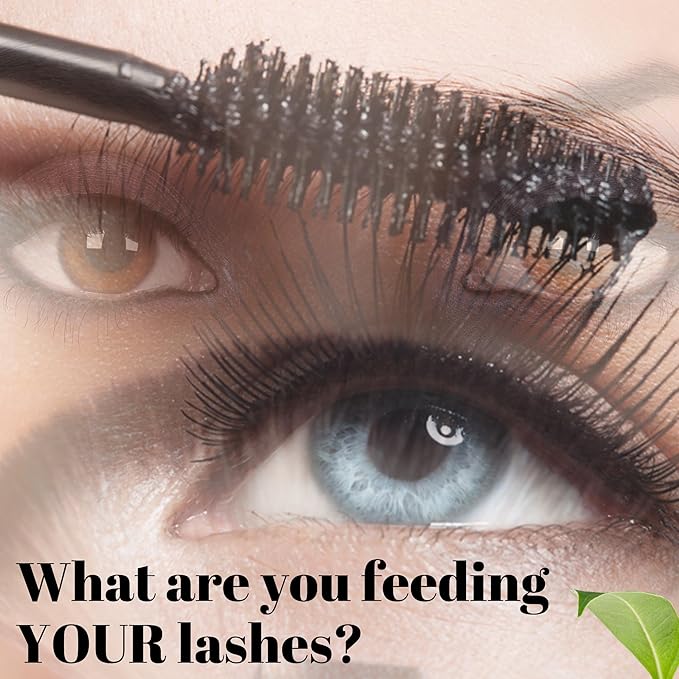 Fifth & Skin BETTER'N UR LASHES Natural Mascara | 100% Natural (Black) Organic - Vegan - Gluten, Paraben, Nut, Lead, Dye FREE