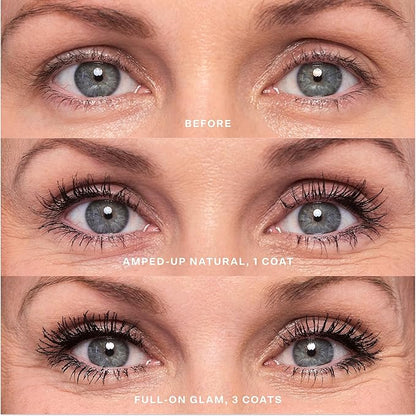 Tower 28 MakeWaves Mascara - Volumizing -Resistant Mascara - No Clumping or Flaking - for Sensitive Eyes – Drift Brown