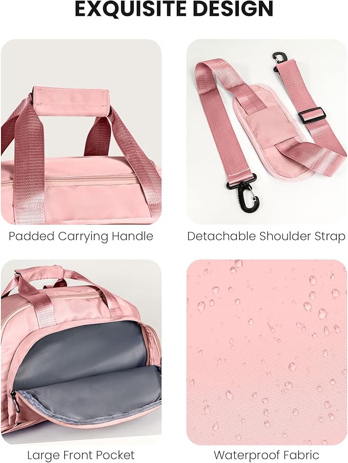 Birthday Gifts for Granddaughter Daughter Sister, Initial Gym Bags with Shoe Compartment, Dance Bag for Girls, Monogram Kid Overnight Bags, Tween Girl Gifts Trendy Stuff (Letter B)