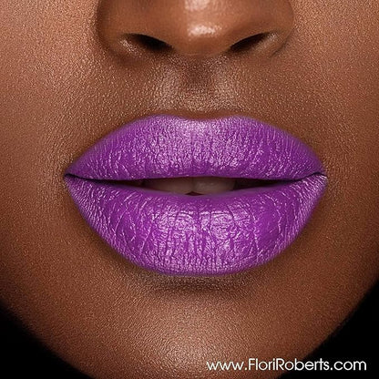 Flori Roberts Luxury Lipstick, Vibrant Lip Makeup for Women of Color or Deeper Skin Tones, Demi-Matte Texture, Hydrates and Conditions Lips