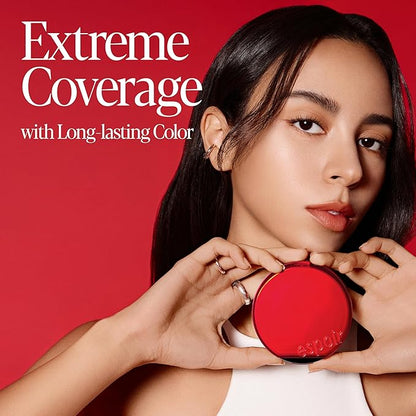 Espoir Be Velvet Cushion Foundation #30 Toffee | Quick and Easy Coverage with Long-lasting Color by Zero Oxidation, Velvety Smooth Finish & Lightweight Formula, Vegan, Korean Makeup, 0.46 oz