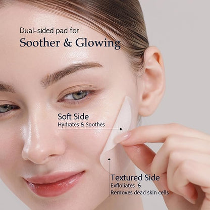 Re.SPN PHA Succinic Acid Calming Toner Pads – Daily Exfoliating, Hydrating and Soothing with CICA, Caffeine, Non-comedogenic, Vegan, Glass Skin, K-Beauty (70 Count)
