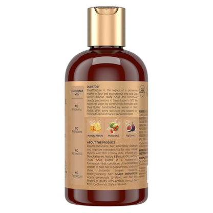 SheaMoisture Hydration Hair Milk Manuka Honey and Mafura Oil for Dry Hair to Hydrate and Style Hair 8 oz