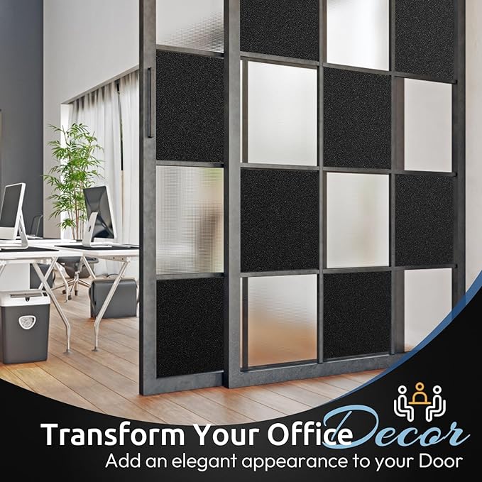 rabbitgoo Blackout Window Film, Sun Heat Blocking Privacy Cover for Glass, Removable Opaque Room Darkening Dark Black Out Window Covers Tint Shades for Home Day Sleep Light Blocker 23.6 x 118.1 Inches
