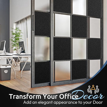 rabbitgoo Blackout Window Film, Sun Heat Blocking Privacy Cover for Glass, Removable Opaque Room Darkening Dark Black Out Window Covers Tint Shades for Home Day Sleep Light Blocker 23.6 x 118.1 Inches