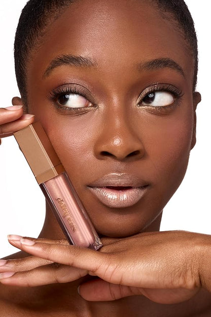 Sara Happ Rose Gold Slip Luxe Gloss with Subtle Shimmer - High-Impact Shine & Long-Lasting Wear, Nourish, Hydrate, and Heal Your Lips, 0.21 fl. oz.