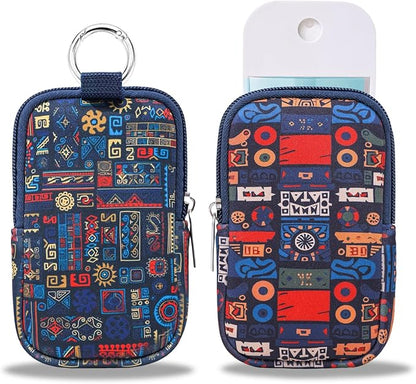 COOKOOKY 2 Pack Hand Sanitizer Spray Case Compatible with Touchland, Hand Sanitizer Holder, Mini Zippered Pouch, Small Makeup Bag for Women Friends Girls Gifts Idea