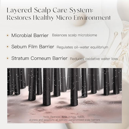 Lemon Grapefruit Scalp Serum 95ml | Dandruff & Itch Relief | Zinc Ferment Strengthen Barrier | Plant-Based Refreshing Treatment、Scalp Serum for Itchy Dry Scalp for Women
