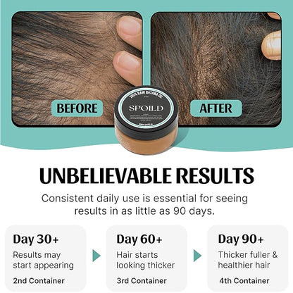 Raw Batana Oil for Hair Growth - Sourced from Honduras - Dr. Sebi Approved - 100% Organic and Unrefined - For Thicker, Stronger Hair - 2oz.