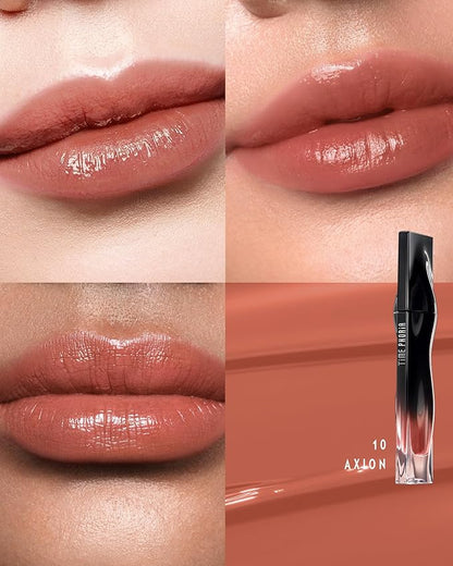 STELLAR DUST LIP STAIN-Long Lasting, Waterproof and Transferproof Lip Tint, Glossy Finish Lip Gloss, Lightweight Lipstick, High Coverage, Vivid Color, Stocking Stuffers For Teen Girls (10)