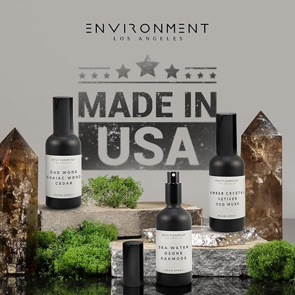 ENVIRONMENT Inspired by Designer Perfume IM L'Eau Room Spray, 100ml Air Freshener (Rosewater | Peony Water | Washed Woods) Home Fragrance Accessories, Room Perfume, Room Deodorizer, Cruelty-Free