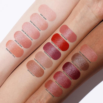 Oulac Red Lipsticks for Women, Deep Red Matte Lipstick, Full Coverage Lip Color, Satin Matte Finish, Cream Texture, Hydrating, Infused with Hyaluronic Acid, Vegan & Clean Beauty 4g SG07 Body Heat