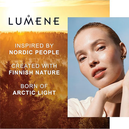 Lumene Color Correcting CC Cream - Lightweight Foundation - Medium Coverage - Redness Reducing Face Makeup for Glowing Complexion - Vegan Formula + Suitable for All Skin Types - Deep Tan (1 fl oz)