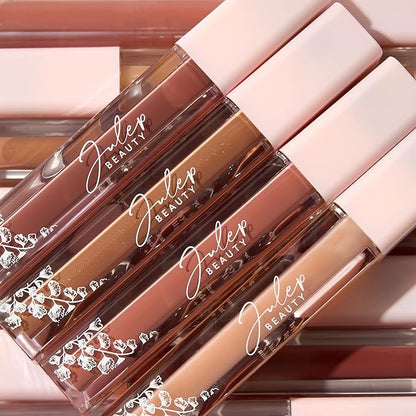 Julep So Plush Hydrating Lip Gloss Trio - High-Shine Hydrating Lightweight Lip Color - Non-Sticky Formula - Vitamin E Soothes and Repairs Lips
