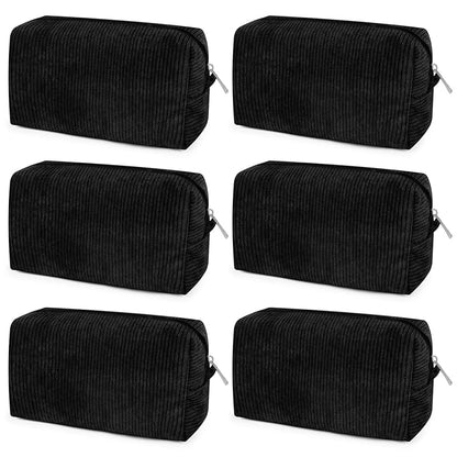 SOIDRAM Makeup Bag Preppy Cosmetic Bag Bulk Makeup Pouch Personalize Travel Toiletry Bag Organizer Cute DIY Makeup Brushes Storage Bag for Women