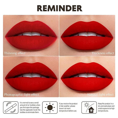 Red Lipstick Matte for Women, Color Stay Long Lasting Lipstick Smudgeproof Liquid Lipsticks, Cruelty Free Lip Color (DM05 Dragon Girl)