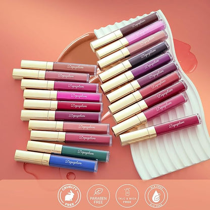 Red Lipstick For Women, Color Stay Long Lasting Lipstick Smudgeproof Liquid Lipsticks, Cruelty Free Lip Color (DM16 Danger Kiss)