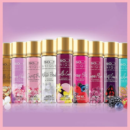 So…?...? Unique Rose Berry Body Mist - Floral, Fruity Body Spray for Women - Perfume for Women with Rose, Vanilla, Musk Notes - Gifts for Women - 5.1 oz, Cranberry