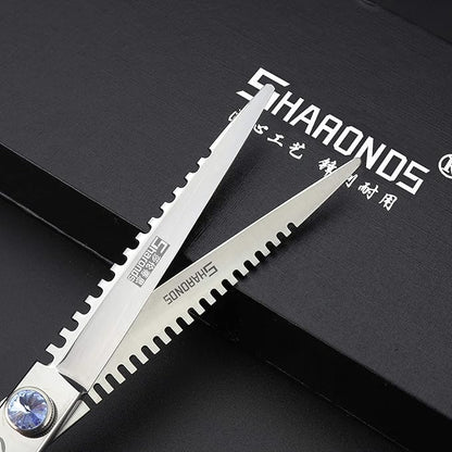 6/7/8/9 inch Professional Hair Cutting Thinning Scissors Barber Shears Hairdressing Salon Set (7-inch 2pc-A)
