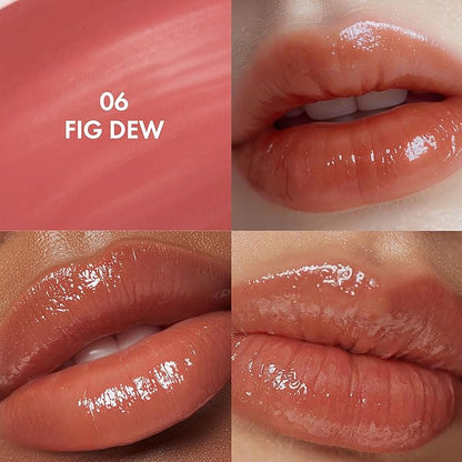 Amuse SEOUL Daisy Flower Dew Tint 06 FIG DEW | 35% High-moisture Water Tint, Long-lasting, Vitamin E Acetate, Moisturizing, No Peel Off, Lip Treatment, Non Sticky, Korean Lip Tint for Dry Lips