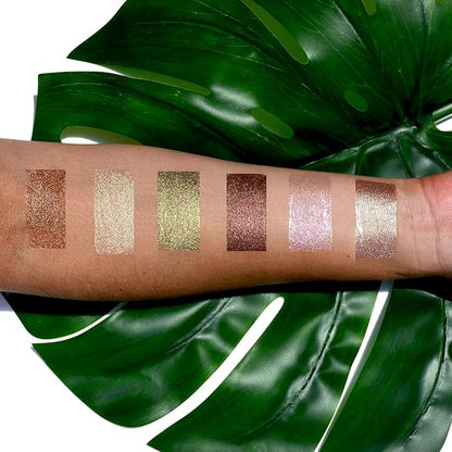 Palladio Liquid Eyeshadow, creamy shimmery formula that instantly adheres to the eyelid with flexible applicator wand for over 8 hours of smudge and crease-proof wear (Tiger Eye)