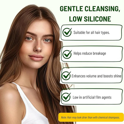 Cocoon Pomelo Oil Shampoo with Xylishine & Amino Acid, Hair Growth Product for Thinning, Damaged, Organic Shampoo No Sulfate, Vegan, Soften, Reduce Loss & Volumize Hair Growth