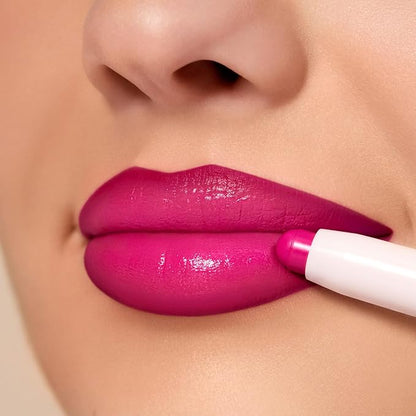 Pupa Milano Vamp! Creamy Duo, 007 Peach Nude, 1 Pc - 2 in 1 Lipstick and Lip Pencil - Long Lasting - Lightweight - No-Transfer - Smooth Texture - Highly Pigmented