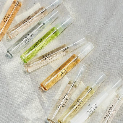 Le Monde Gourmand Parfum de Voyage 10 Piece Purse Spray Discovery Set - 0.23 fl oz (6.8 ml) Each Sample Fragrance