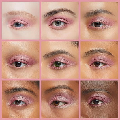Pink Diamond Shimmering Rose Pressed Powder Single Vegan Eyeshadow; Talc, Paraben & Cruelty Free