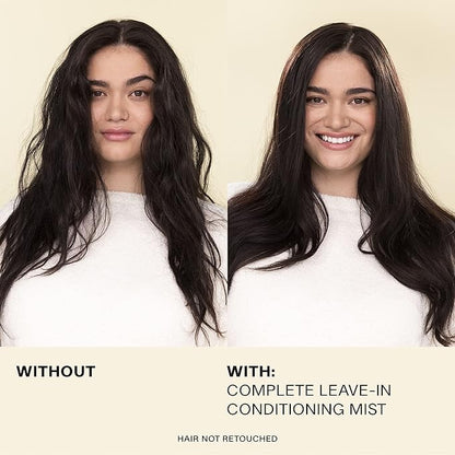 JVN Complete Leave-In Conditioning Mist, 2 Fl Oz, Travel Size, Frizz Fighting Moisture Multiplier, Detangler, UV and Heat Protection Spray, Hair Care for Women and Men, Silicone Free