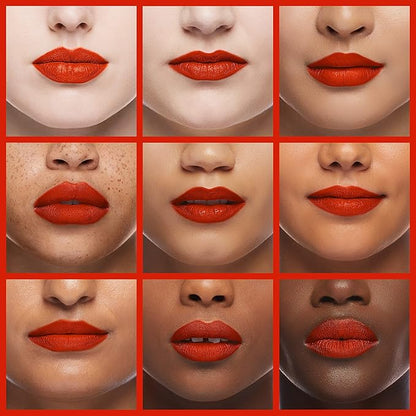 Palladio Herbal Lipstick, Rich Pigmented and Creamy, Infused with Aloe Vera, Chamomile & Ginseng, Prevents Lips from Drying, Combats Fine Lines, Long Lasting Lipstick, Coral Punch
