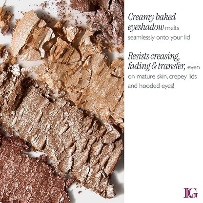 LAURA GELLER NEW YORK Delectable Delights Shimmer-Finish Baked Eyeshadow Kit with Free Mascara Included | Long-Lasting Crease-Proof Baked Eyeshadows for Mature Skin