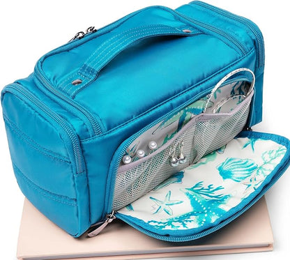 Lug Trolley Medium Cosmetic Case, CONTEMPORARY NAVY