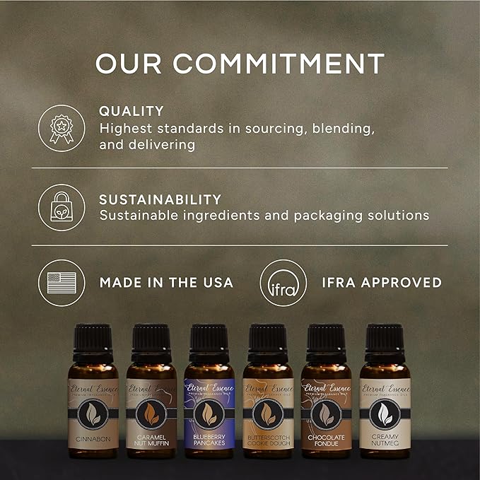 Eternal Essence Oils Caramel 30ml Premium Fragrance Oil - for Candle, Soap Making, Aromatherapy, Diffusers, Home Care, & Humidifiers