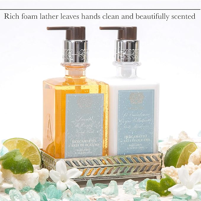 Antica Farmacista Hand & Body Wash - Luxury Nourishing Body Wash - Hydrating Hand Cleansing Wash - Bath & Body Gift - Ironwood, 10 fl oz
