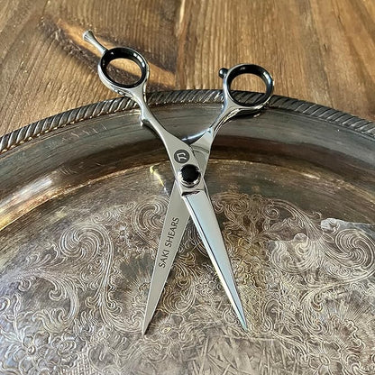Saki Makoto Professional Hairdressing Scissors and Thinning Shears Set for Professional Hair Cutting - 5.5" 440C Stainless Steel