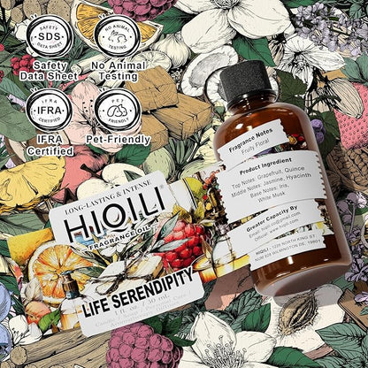 HIQILI Life Serendipity Fragrance Oil for Candle Making, Inspired by Chane. Chance, DIY Perfume, Bath Bombs, Aromatherapy, Long-Lasting Scent - 1 Fl Oz