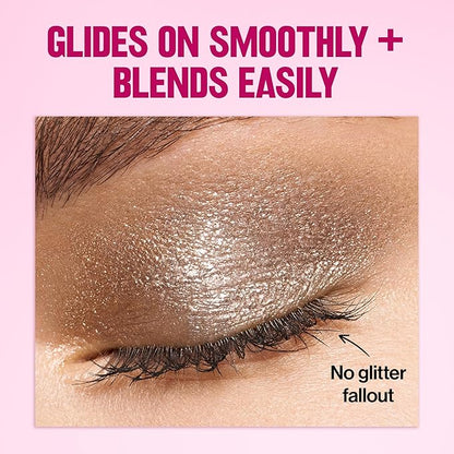 REVLON Glimmer Liquid Shadow, Smudge-Proof Shimmer Eyeshadow Makeup, Long Lasting, High Pigment, 207 Once in a Blue Moon