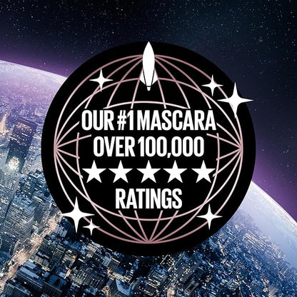 Maybelline Lash Sensational Sky High Glitter Mascara, Diamond Effect Eye Makeup for Lashes and Brows, Washable, Space Diamond, 1 Count