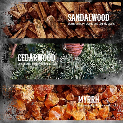 Essential Oils for Men, ARVIDSSON Masculine Essential Oils, Manly Fragrance Oils for Diffuser, Sandalwood, Cedarwood, Leather, Sweet Tobacco, Bay Rum, Myrrh, Gift for Men