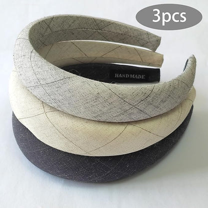 Headbands for Women 3Pack Hairbands Head Bands Non Slip for Girls Headwrap Yoga Workout Hair Accessories