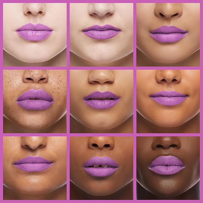 Oulac Matte Liquid Pinky Purple Lipstick for Women, Light Pink Lipstick Long Lasting Waterproof Lip Stain, No Transfer, Creamy High Pigmented Formula with Rose Oil, Vegan & Cruelty-Free, M14