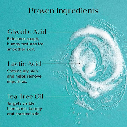 Medix 5.5 Exfoliating AHA Glycolic Acid Face & Body Wash Cleanser + Retinol Moisturizing Body Cream Lotion Skin Care 2PC Set | Alpha Hydroxy Acid & Lactic Acid Foaming Face Wash, 2-PC