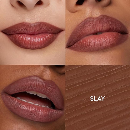 ColourPop So Juicy Plumping Lip Liner with Peptides - Long Lasting Lip Liner for Visibly Plumped & Shaped Lips - Enriched with Smoothing Ceramides & Peppermint - Slay (0.01 oz)